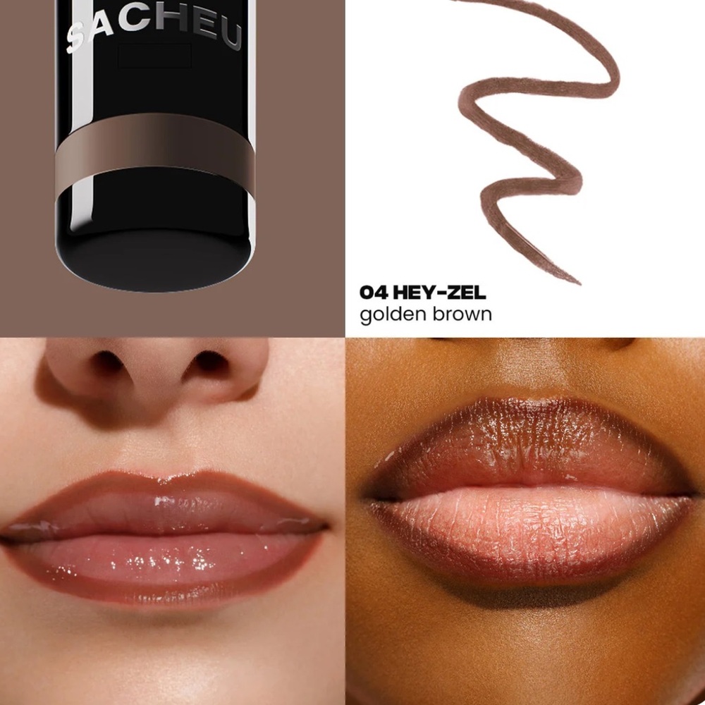 Sacheu 04 Hey-zel LIP LINER STAY-N Peel-Off Lip Stain